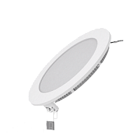 Светодиодный встраиваемый светильник Gauss ультратонкий круглый IP20 9W 4100K