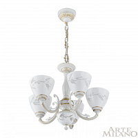Подвесная люстра Arte Milano 343659/5 WT+G