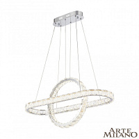 Подвесная хрустальная светодиодная люстра Arte Milano 311311/L800 NI