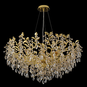 Подвесная хрустальная люстра Crystal Lux EDEN SP10 GOLD