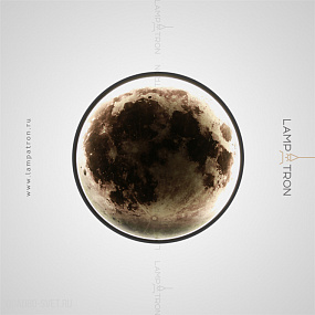 Настенный светильник с изображением поверхности Луны Lampatron COSMOS MOON L 90см
