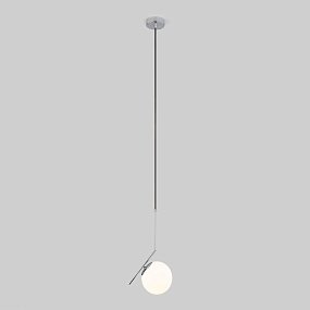 Подвесной светильник с длинным тросом Eurosvet Frost Long 50160/1 хром