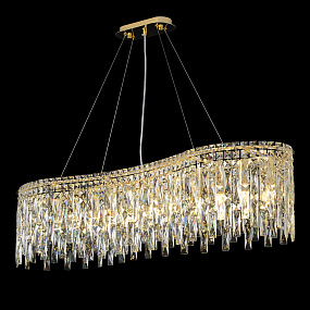 Большая хрустальная люстра Crystal Lux ABRIL SP12 L1200 GOLD