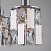 Подвесной светильник с хрусталем Eurosvet Scoppio 50101/3 хром