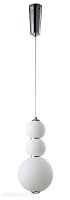 Подвесной светодиодный светильник Crystal Lux DESI SP3 CHROME/WHITE