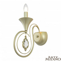 Бра с хрусталем Arte Milano 349920/1W CG