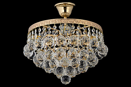Хрустальная потолочная люстра Arti Lampadari Castellana E 1.3.30.501 G