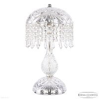 Хрустальная настольная лампа Bohemia IVELE Crystal 14781L1/22 Ni Drops