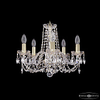 Хрустальная подвесная люстра Bohemia IVELE Crystal 1402/5/160/G