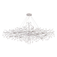 Большая люстра Crystal Lux REINA V2 SP16 L1500 SILVER PATINA