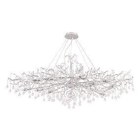Большая люстра Crystal Lux REINA V2 SP16 L1500 SILVER PATINA