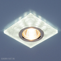Точечный светодиодный светильник Elektrostandard 8361 MR16 WH/SL белый/серебро