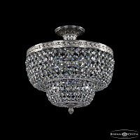 Хрустальная потолочная люстра Bohemia IVELE Crystal 19101/35IV Ni C1
