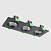Встраиваемый светильник Crystal Lux CLT 002C3 BL V2