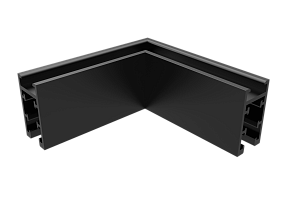 Соединитель для магнитного накладного шинопровода угловой Crystal Lux UX5 CLT 0.216 04 BL