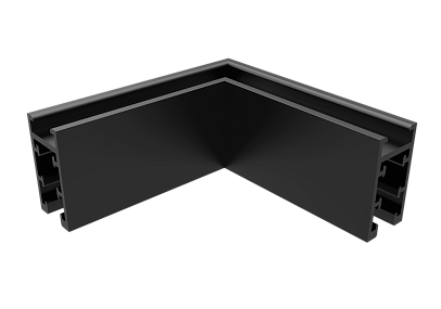 Соединитель для магнитного накладного шинопровода угловой Crystal Lux UX5 CLT 0.216 04 BL