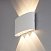 Уличный настенный светодиодный светильник Elektrostandard 1551 TECHNO LED TWINKY TRIO белый