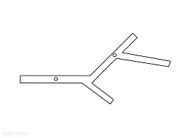 Накладной светодиодный светильник 76.8Вт 3000K Donolux Twiggy DL18516C051B77