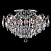 Потолочная люстра с хрусталем Eurosvet Crystal 10081/6 хром/прозрачный хрусталь Strotskis