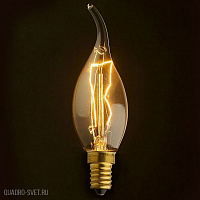 Лампа накаливания Свеча на ветру Loft it Эдисон E14 40Вт 2700K 3540-TW