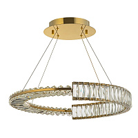 Подвесная хрустальная светодиодная люстра Arti Lampadari Carini L 1.5.60.100 G