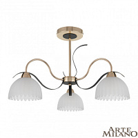 Потолочная люстра Arte Milano 327306/3 FG+BK