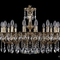 Литая подвесная люстра с хрусталем Bohemia IVELE Crystal 1702/16/265/A/GB