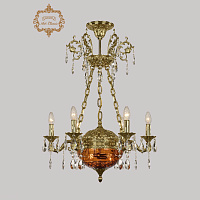 Хрустальная подвесная люстра Bohemia Art Classic 31.51.6.CK125SP.250SP.G.Sp.Amber.1B