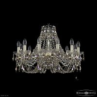 Хрустальная подвесная люстра Bohemia IVELE Crystal 1406/12/240 G R801