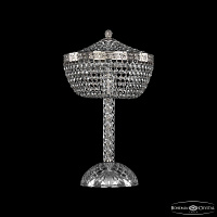 Хрустальная настольная лампа Bohemia IVELE Crystal 19051L4/25IV Ni