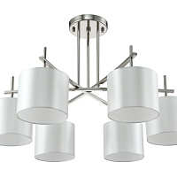 Потолочная люстра Crystal Lux SERGIO PL6 NICKEL
