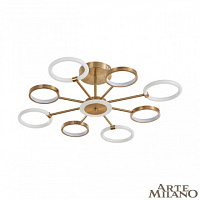 Большая светодиодная люстра Arte Milano 277240/8 GD