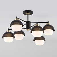 Потолочная люстра в стиле лофт Eurosvet Nocciola 70106/6 черный