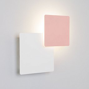 Светодиодный настенный светильник Eurosvet Screw 40136/1 белый/розовый