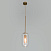 Подвесной светильник со стеклянным плафоном Eurosvet Hugo 50201/1 бронза