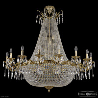 Большая хрустальная люстра Bohemia IVELE Crystal 2211H201/16/135IV/Y1 G