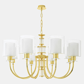 Подвесная люстра Crystal Lux ELENA SP8 GOLD