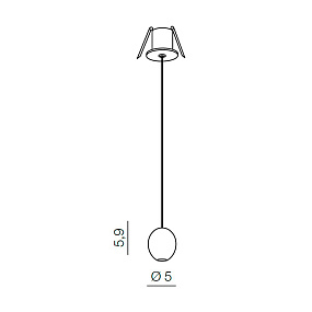 Встраиваемый светодиодный светильник Azzardo Ovum AZ3096