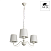 Люстра подвесная Arte Lamp ORLEAN A9310LM-3WG