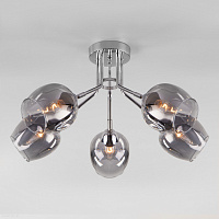Потолочная люстра со стеклянными плафонами Eurosvet Marci 30164/5 хром