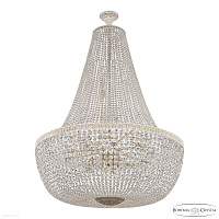 Большая хрустальная люстра Bohemia IVELE Crystal AL19111/H2/100FL WMG