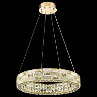 Подвесная хрустальная светодиодная люстра с изменяемой цветовой температурой Wertmark ELAINE WE469.06.303