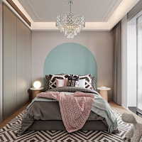 Подвесная хрустальная люстра Arte Milano 378019/9/300/570 CR