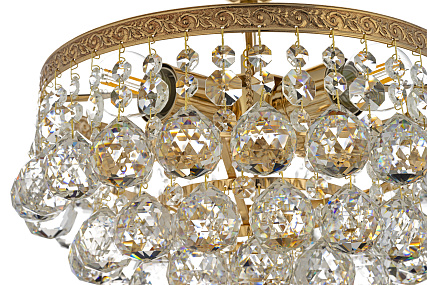 Хрустальная потолочная люстра Arti Lampadari Castellana E 1.3.30.501 G