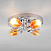 Потолочный светильник Eurosvet Potpourri 30151/4 оранжевый