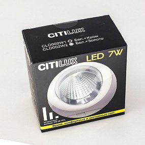 Встраиваемый светодиодный светильник CITILUX Бета CLD002W1