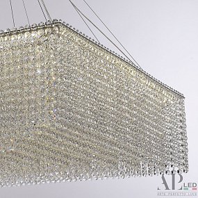 Хрустальная подвесная светодиодная люстра APL LED Sicilia SH03.80.A.Ni.4000