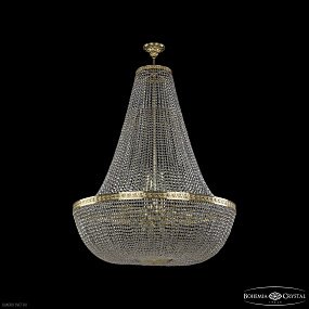 Большая хрустальная люстра Bohemia IVELE Crystal 19051/H2/100IV G