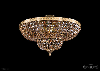 Хрустальная потолочная люстра Bohemia IVELE Crystal 1910/50Z/G/R721