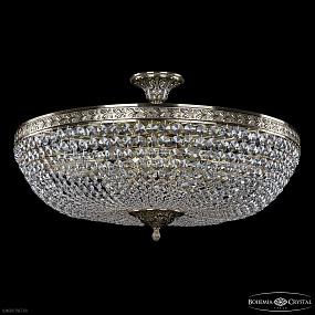 Хрустальная потолочная люстра Bohemia IVELE Crystal 19111/70IV GB C1